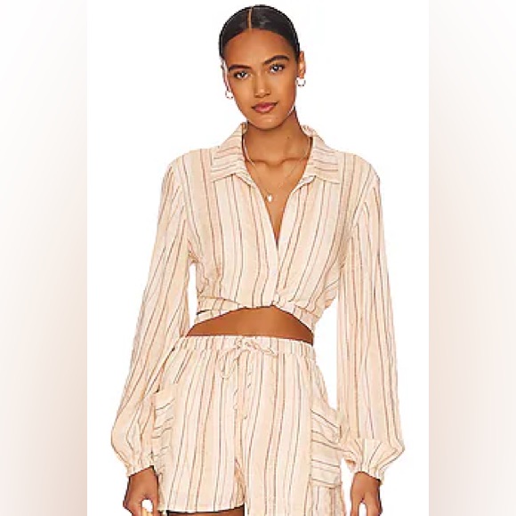 Play It Cool Top In Sunsoaked Stripe L*Space